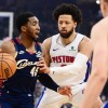 米切尔35+10坎宁安三双哈登19分 骑士胜活塞总分1-2
